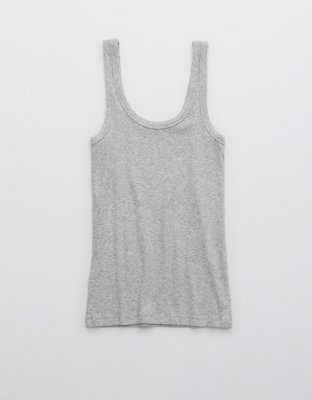 Aerie No BS Tank Top - Medium Heather Gray