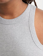 Aerie Free Spirit Ribbed Tank Top - Medium Heather Gray