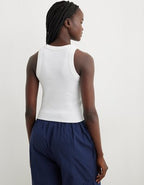 Aerie Free Spirit Ribbed Tank Top - White