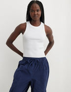 Aerie Free Spirit Ribbed Tank Top - White