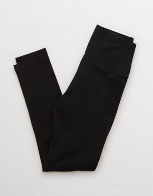 OFFLINE By Aerie OG Cotton High Waisted Legging - True Black