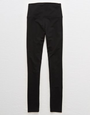 OFFLINE By Aerie OG Cotton High Waisted Legging - True Black
