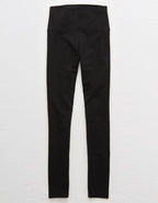 OFFLINE By Aerie OG Cotton High Waisted Legging - True Black