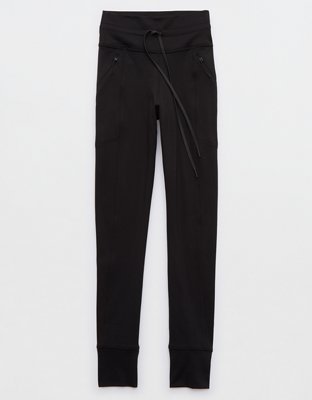 OFFLINE By Aerie Warmup High Waisted Pocket Legging - True Black