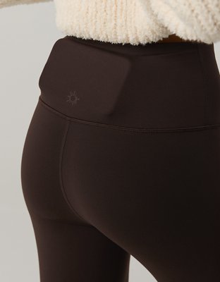 OFFLINE By Aerie The Hugger High Waisted Bootcut Legging - Deep Earth