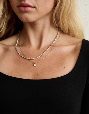 AEO Chunky Choker 5-Pack - Gold