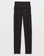 OFFLINE By Aerie The Hugger High Waisted Pocket Legging - True Black