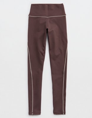 OFFLINE By Aerie The Hugger High Waisted Piping Legging - Relic