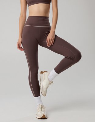 OFFLINE By Aerie The Hugger High Waisted Piping Legging - Relic