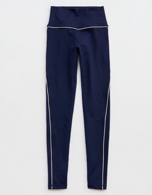 OFFLINE By Aerie The Hugger High Waisted Piping Legging - Royal Navy