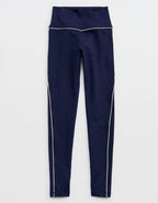 OFFLINE By Aerie The Hugger High Waisted Piping Legging - Royal Navy