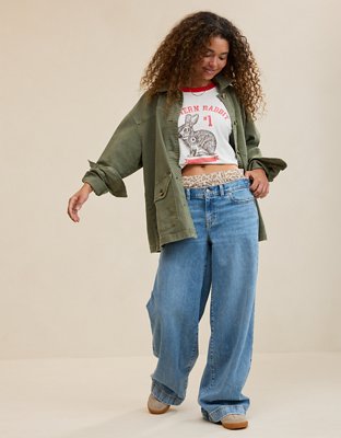 Aerie Daydream Denim Pant - Horizon Sky