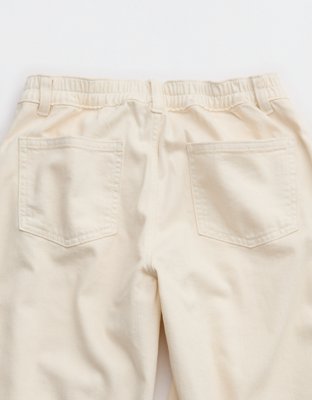 Aerie Daydream Denim Pant - Natural