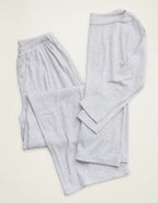 OVERSLEPT by Aerie Pointelle Pant - Light Heather Gray