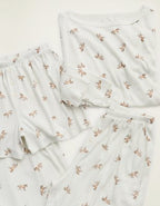 OVERSLEPT by Aerie Pointelle Pant - Cream