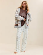 OVERSLEPT by Aerie Pointelle Pant - Cream
