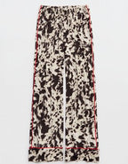 OVERSLEPT by Aerie Real Soft® Piping PJ Pant - Deep Ruby