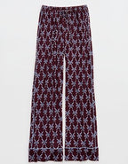 OVERSLEPT by Aerie Real Soft® Piping PJ Pant - Royal Berry