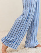 OVERSLEPT by Aerie Real Soft® Piping PJ Pant - Twilight Blue
