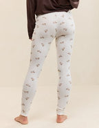 OVERSLEPT by Aerie Pointelle Legging - Cream