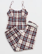 OVERSLEPT by Aerie Flannel Balloon Pant - Soft Muslin
