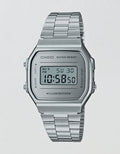 Casio Vintage Silver-Tone Stainless Steel Bracelet Watch - Silver