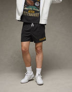 NFL Pittsburgh Steelers 6" Mesh Lounge Short - Yellow
