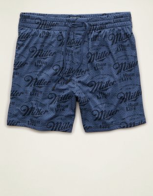 AE 6" Miller Lite Mesh Lounge Short - Dark Blue