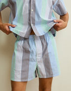 AE Stretch Cotton Lounge Set - White