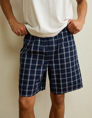 AEO Men's 9" Poplin Boxer Short - Navy