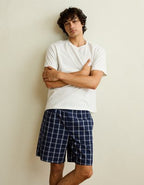 AEO Men's 9" Poplin Boxer Short - Navy