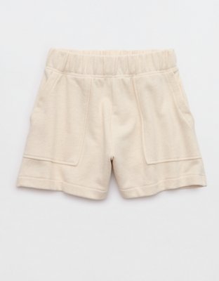 Aerie Go-To Fleece Short - Heather Frost