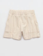 Aerie Go-To Fleece Short - Heather Frost