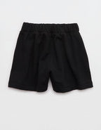 Aerie Go-To Fleece Short - True Black