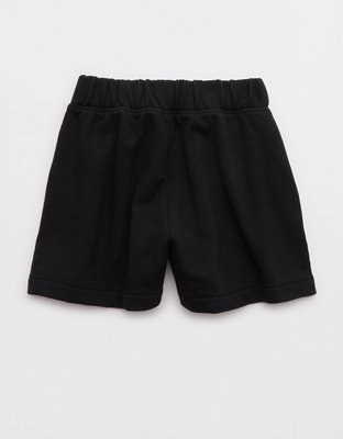 Aerie Go-To Fleece Short - True Black
