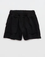Aerie Go-To Fleece Short - True Black