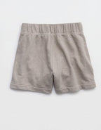 Aerie Go-To Fleece Short - Heathered Taupe