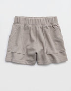Aerie Go-To Fleece Short - Heathered Taupe
