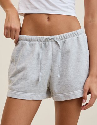 Aerie Jet Setter Short - Medium Heather Gray
