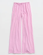 Aerie It's Casual Knit Slub Trouser - Violet Willow
