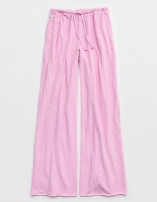 Aerie It's Casual Knit Slub Trouser - Violet Willow