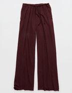 Aerie It's Casual Knit Slub Trouser - Royal Berry