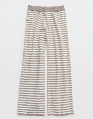 Aerie Sunday Soft Trouser - Heathered Taupe