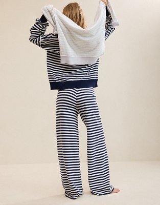 Aerie Sunday Soft Trouser - Navy