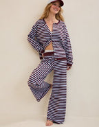 Aerie Sunday Soft Trouser - Royal Berry