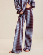 Aerie Sunday Soft Trouser - Royal Berry
