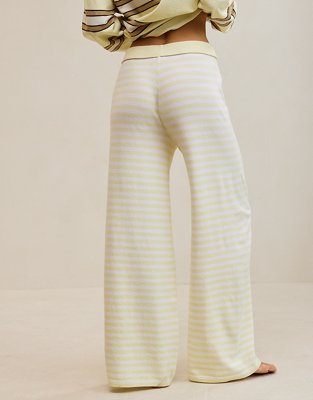 Aerie Sunday Soft Trouser - Cozy Yellow