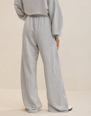 Aerie Jet Setter Trouser - Medium Heather Gray