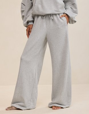 Aerie Jet Setter Trouser - Medium Heather Gray