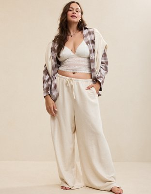 Aerie Jet Setter Trouser - Heather Frost